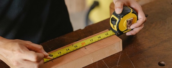 measuring wood